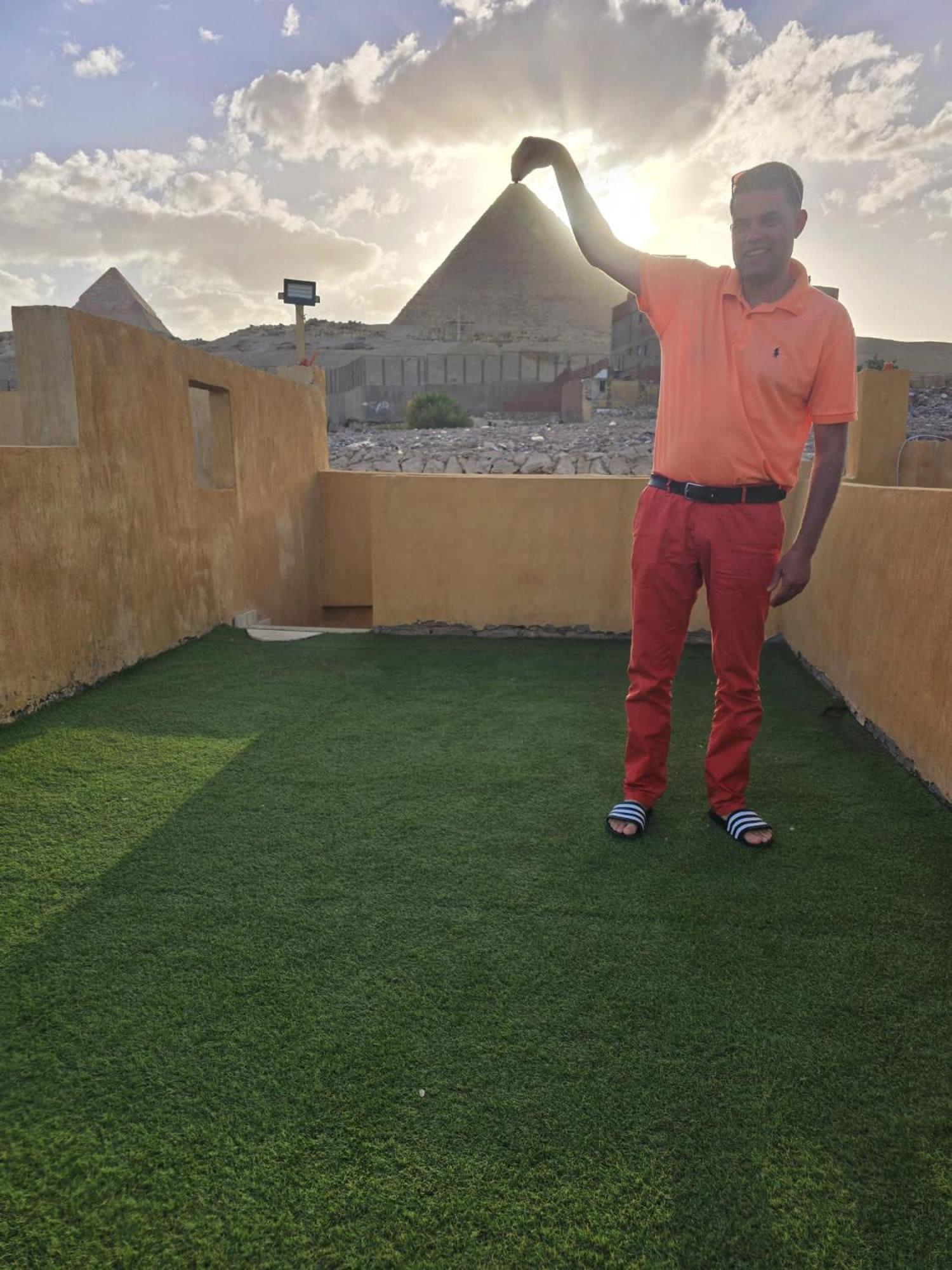 Sidi Hamad Pyramids View Hotel Kafrat al Jabal Exterior photo